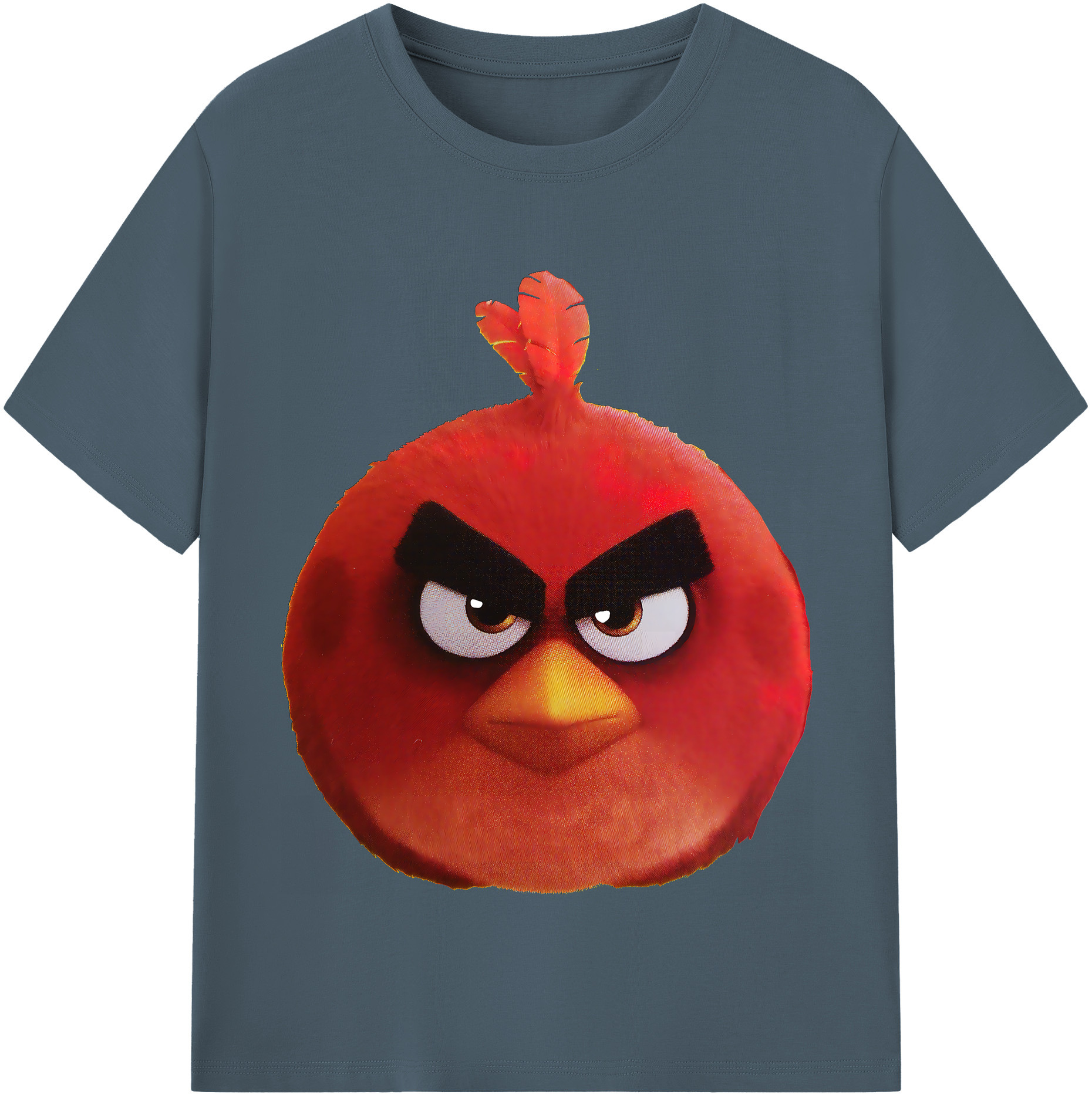 （画像用） Angry Birds アングリーバード 綿100％半袖Tシャツ（フロントプリント）
